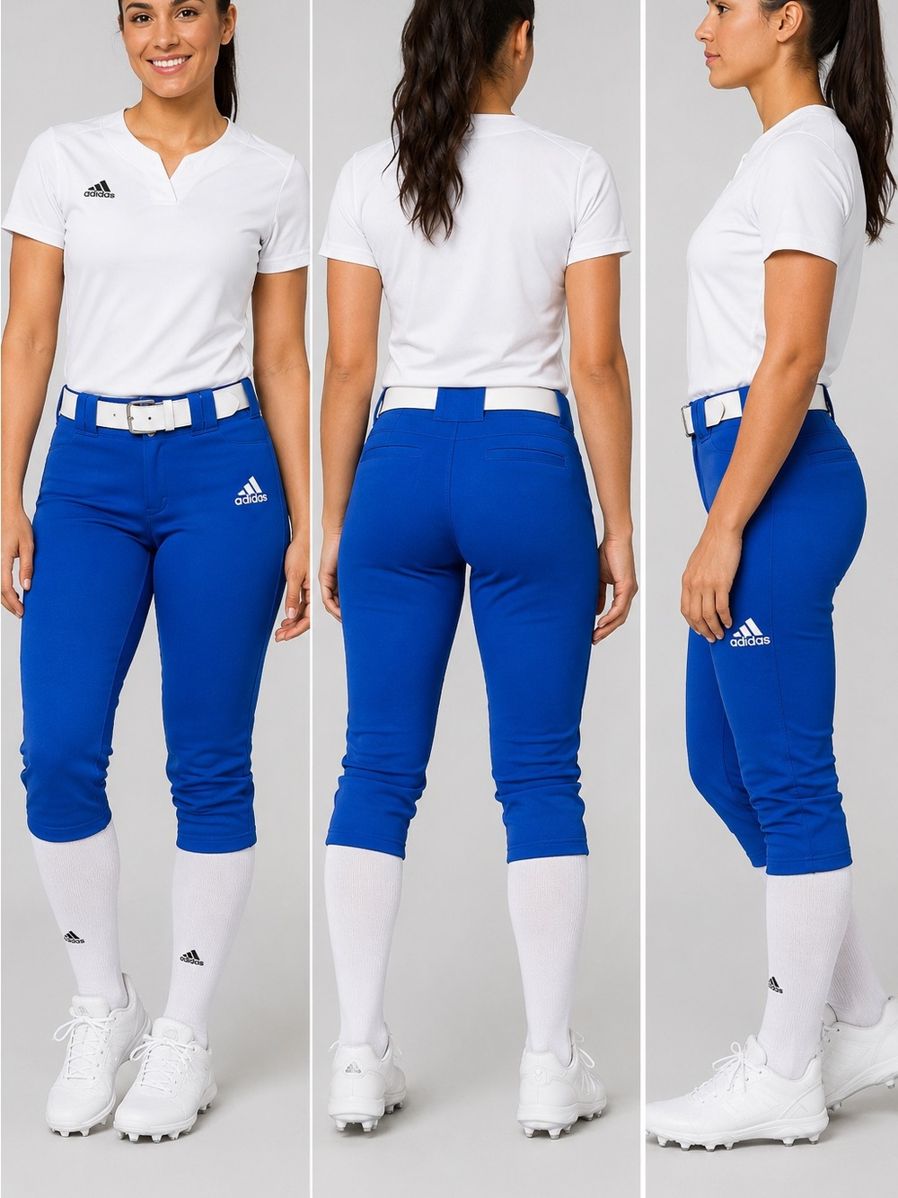 Adidas PH Pro Softball Pants – Women’s Medium – Royal Blue –NWT